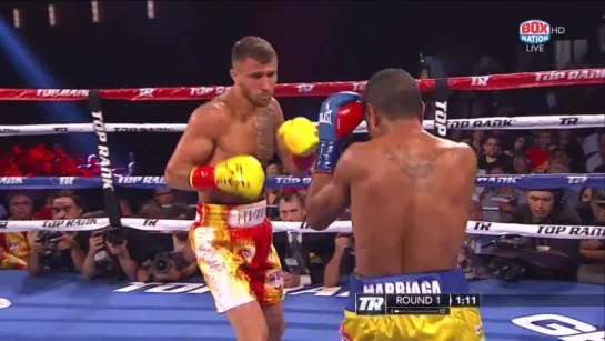 Vasyl Lomachenko vs Miguel Marriaga. Василий Ломаченко - Мигель Марриага. 05.08.2017. HD