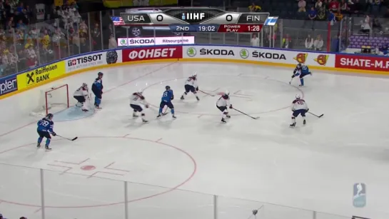 США - Финляндия. USA - Finland. 1/4. Чемпионат Мира ¦ Highlights ¦ #IIHFWorlds 18.05.2017