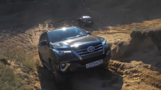 LAND CRUISER PRADO против FORTUNER. Сравнение на проходимость, настоящий тест TOYOTA на бездорожье!