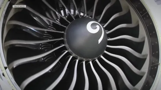 Самый мощный и большой авиационный двигатель - General Electric GE90/GE9X. Мировая авиация.