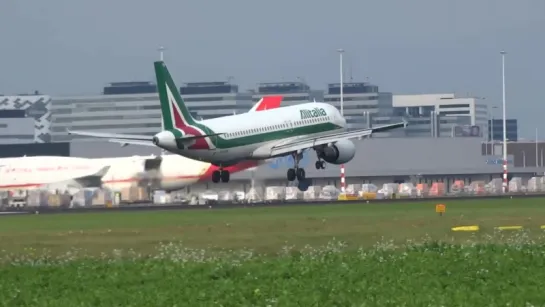 14 Min Of Epic Landings At The Kaagbaan Schiphol Amsterdam Airport