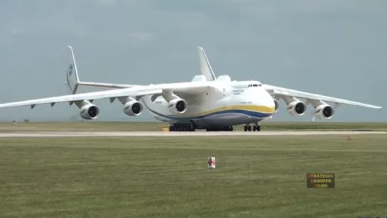 Antonov 225 Mriya Departs Manchester Airport, 26th June 2013