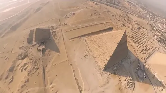 Wingsuit Flying Super Close To The Pyramids Of Giza