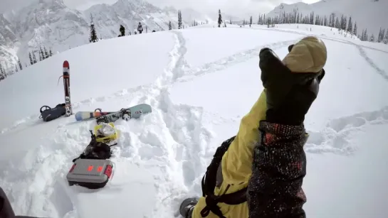 GoPro Snow.  Epic BC Backcountry. Snowboarding with Travis Rice (сноуборд, фрирайд)