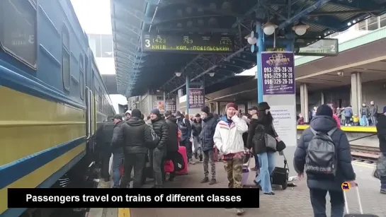 Kyiv evacuation railway - Kharkiv bomb in the tram depot