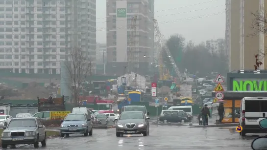 Метро на Виноградарь. Что нового... Киев. Украина. Городской транспорт. Железная дорога.