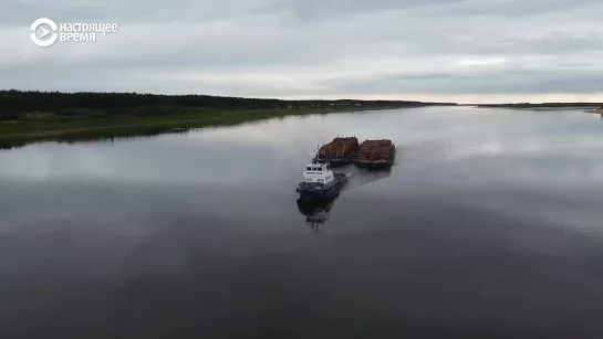 Один рейс Комсомольца Вологды. Человек на карте