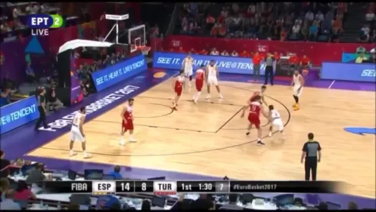 Spain vs Turkey 73-56 ⁄Eurobasket 2017 Round of 16 Highlights {10-9-2017}