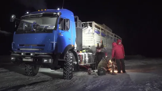 КОЛЫМА, ЗИМНИК АРКТИКА. РЕМОНТ В МОРОЗ -50 градусов. TOYOTA Land Cruiser Якутия - Чукотка. Часть 4