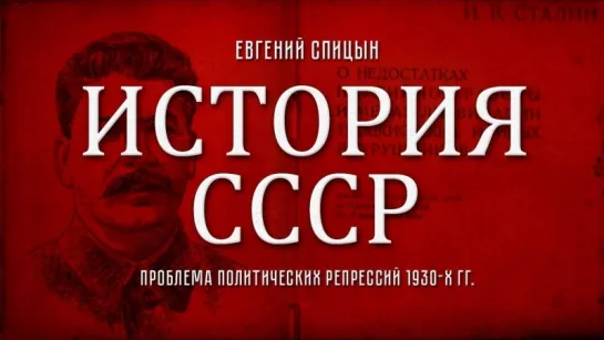 90. Евгений Спицын. История СССР. Выпуск 90. Проблема Политических Репрессий 1930-х гг.