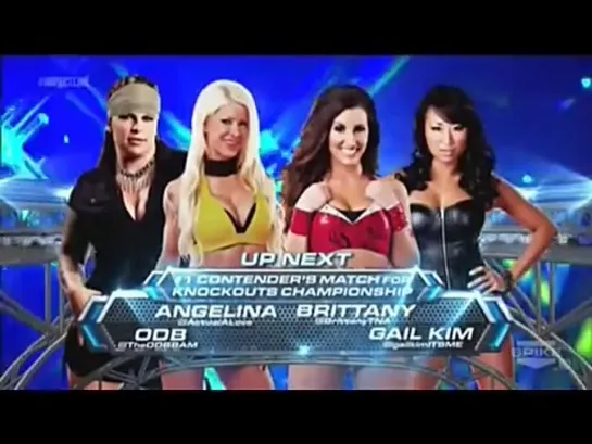 Divas All World | Angelina vs Gail vs Brittany vs ODB.