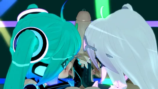 Miku and Kuro Rave