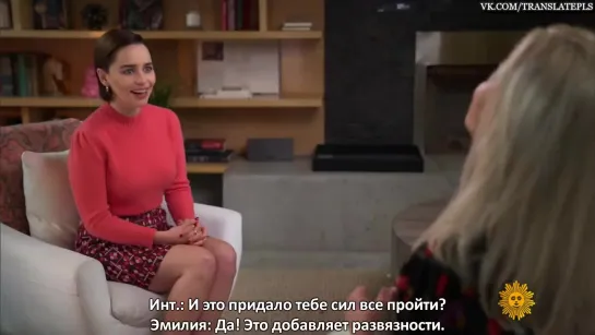 CBS Sunday Morning - Emilia Clarke on Games of Thrones [RUS SUB]