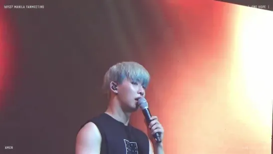 [FC|VK][27.11.2016] Amen (Wonho)@ The First Asia Fanmeeting in Manila