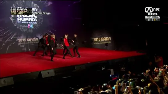 [RAW|VK][02.12.2015] Monsta X - Trespass + Hero | MAMA 2015