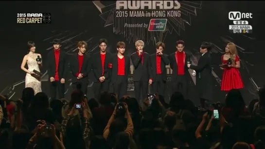 [RAW|VK][02.12.2015] Monsta X Red Carpet MAMA 2015