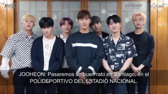 [VK][11.06.2018] MONSTA X saluda a  Chile y  sus MONBEBE's