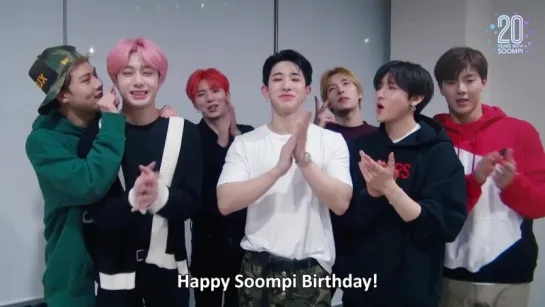 [VK][31.03.2018] message from Monsta X congratulations Soompi  20 Years