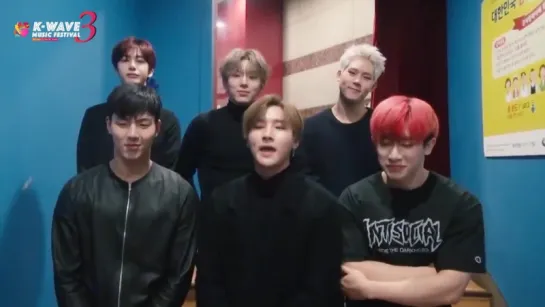 [VK][14.01.2018] message greeting from MONSTA X for KWAVE 3 MUSIC FESTIVAL in Malasia