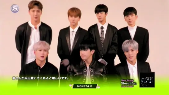 [VK][24.08.2017] Monsta X for Space Shower TV korean hits