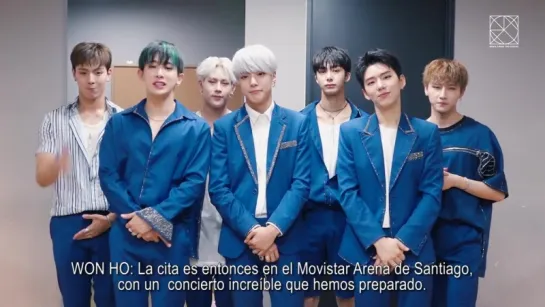 [VK][13.08.2017] message from Monsta X to Chile!