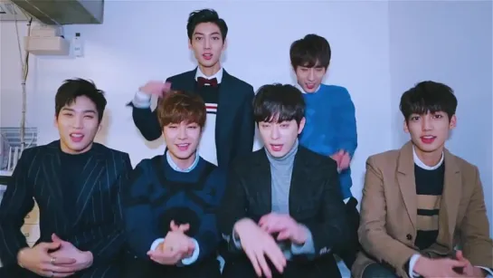 [RAW|VK][02.12.2015] Monsta X greeting video for Melon Music