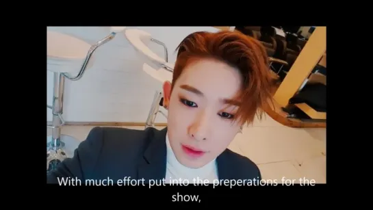 [ENG.SUB|VK][30.11.2015] Greeting Video by Monsta X Wonho