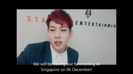 [ENG.SUB|VK][30.11.2015] Greeting Video by Monsta X Jooheon