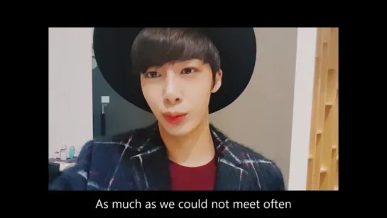 [ENG.SUB|VK][30.11.2015] Greeting Video by Monsta X Hyungwon