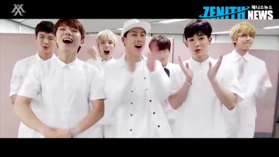 [RAW|VK][21.07.2015] MONSTA X|MESSAGE FOR ZENI AWARDS