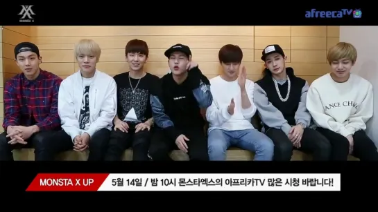 [RAW|VK][28.05.2015]MONSTA X|GREETING FOR AFREECA TV [1]