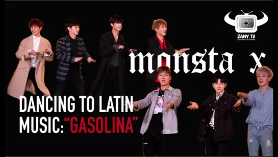 [VK][16.05.2017] ZANY TV: ÍDOLOS COREANOS MONSTA X BAILANDO GASOLINA / KOREAN IDOLS MONSTA X DANCING TO GASOLINA