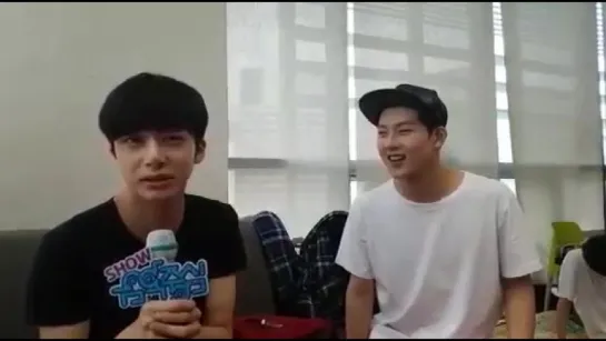 [RAW|VK][25.06.2016] Monsta X waiting room Music Core @ MBCentertain periscope