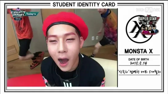 [RAW|VK][10.09.2015] Monsta X|M!Countdown|Today's room