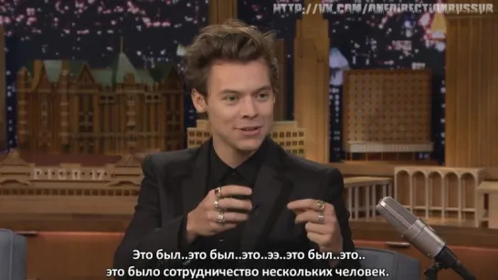 Harry Styles Full Interview The Tonight Show Starring Jimmy Fallon [RUS SUB]