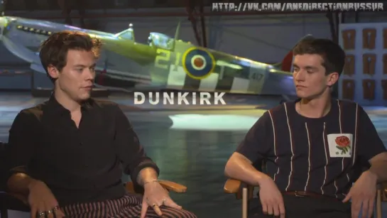 Dunkirk Harry Styles Fionn Whitehead Interview [RUS SUB]