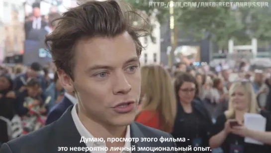 Harry Styles Dunkirk Interview World Premiere, London [RUS SUB]