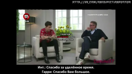 Harry Styles - RTL 102.5 Interview (Full) [RUS SUB]