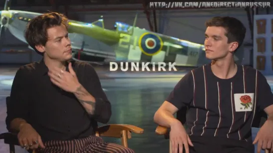 Harry Styles Fionn Whitehead Dunkirk full interview [RUS SUB]