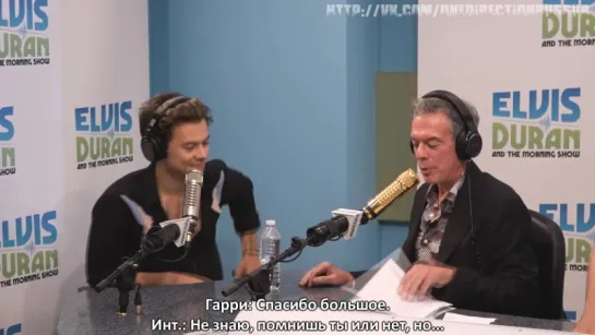 Harry Styles Gave Up Music While Filming Dunkirk Elvis Duran Show [RUS SUB]