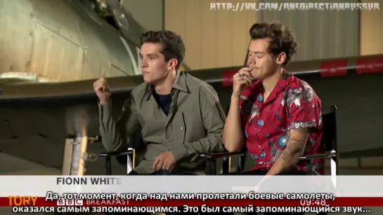 Harry Styles  Fionn Whitehead Dunkirk was a sobering experience [RUS SUB]