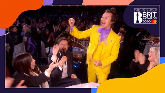 Jack Whitehall chats to Harry Styles and Lizzo ¦ The BRIT Awards 2020 [RUS SUB]