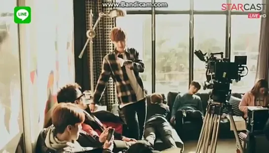 150406 EXO Next Door Behind the Scene @  NAVER STARCAST