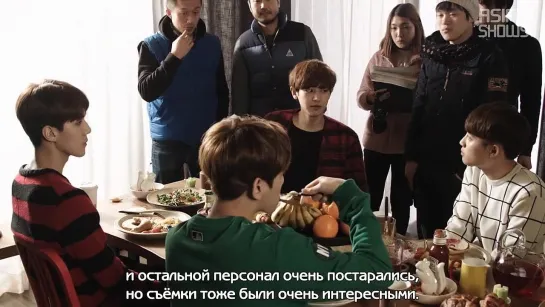 Мои соседи EXO | EXO Next Door - Chanyeol Interview (150331) [рус.саб]