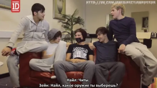 One Direction ~ Tour Video Diary - Week 1 [RUS SUB]