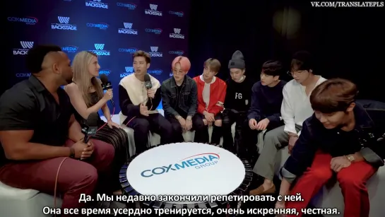 BTS – BBMAs 2019@ Miguel  Holly Show [RUS SUB]