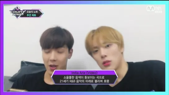 [VK][03.05.2018] SHOWNU, MINHYUK @ M!COUNTDOWN BackStage