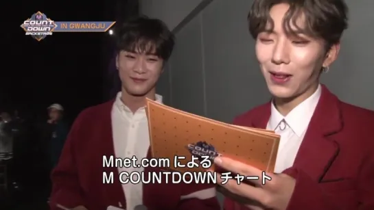 [VK][07.01.2018] Monsta X (CUT) @ M!COUNTDOWN  in Kwangju (Backstage)