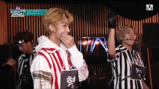 [RAW|VK][02.10.2015] Monsta X Backstage (M!Countdown)