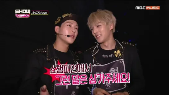 [RAW|VK][13.06.2015] Monsta X Backstage Show Champion